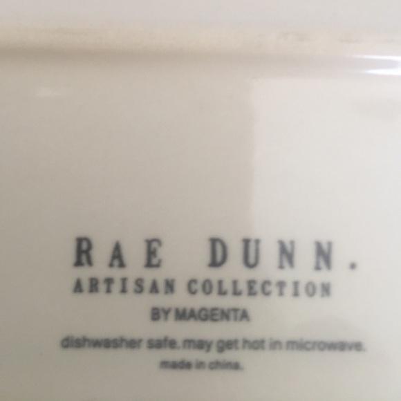 Rae Dunn Ceramic Tray HAPPY - Picture 2 of 2